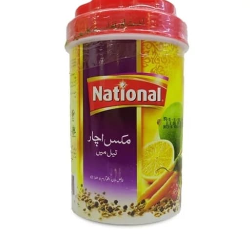 ترشی میکس (مخلوط انبه) نشنال یک کیلویی پاکستانی