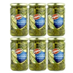 خیارشور سوپر ویژه نمکی ماهوند 660 گرم بسته 6 عددی — تصویر ۲
