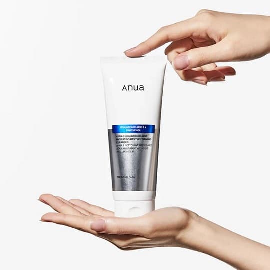 فوم شوینده و آبرسان پوست خشک آنوا حجم 150ml — تصویر ۵