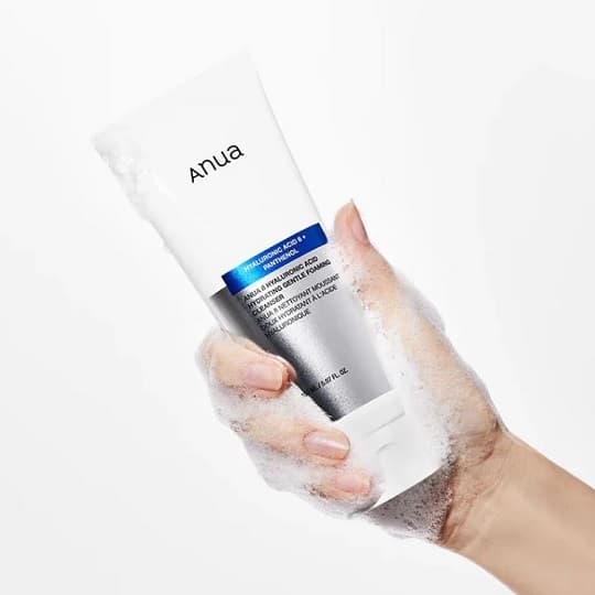 فوم شوینده و آبرسان پوست خشک آنوا حجم 150ml — تصویر ۴