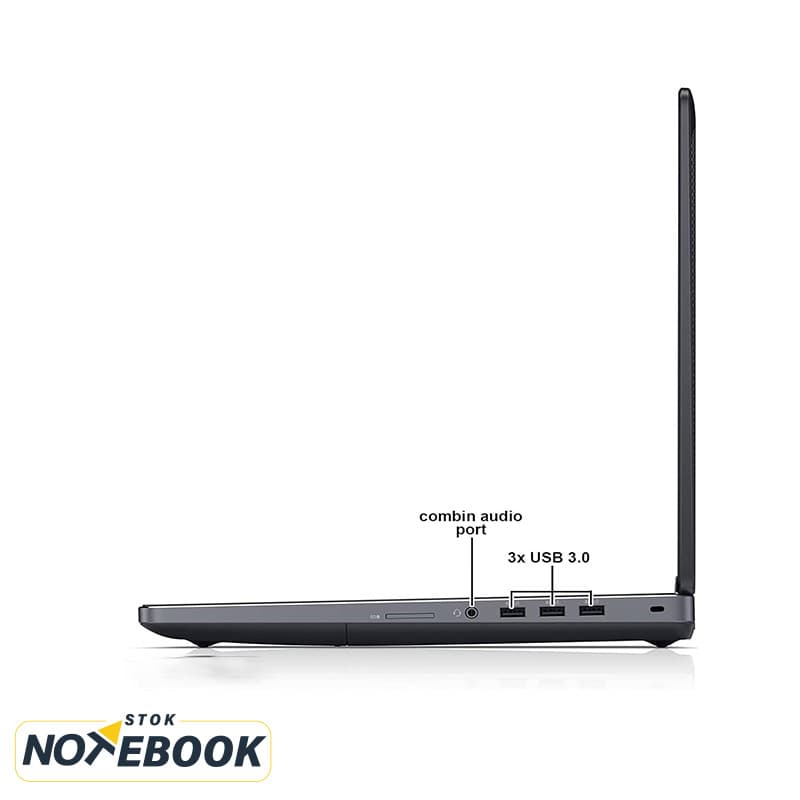 لپ تاپ دل مدل Precision 7710 | i7-6920HQ/16GB/512GB/4GB M3000/17.3 inch FHD — تصویر ۷