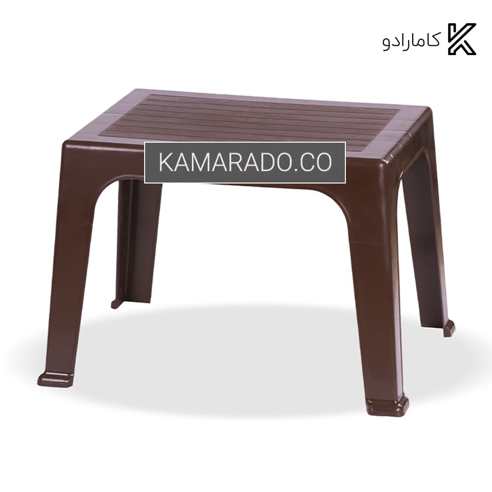 میز عسلی طرح چوب ناصر پلاستیک کد 730 — تصویر ۲
