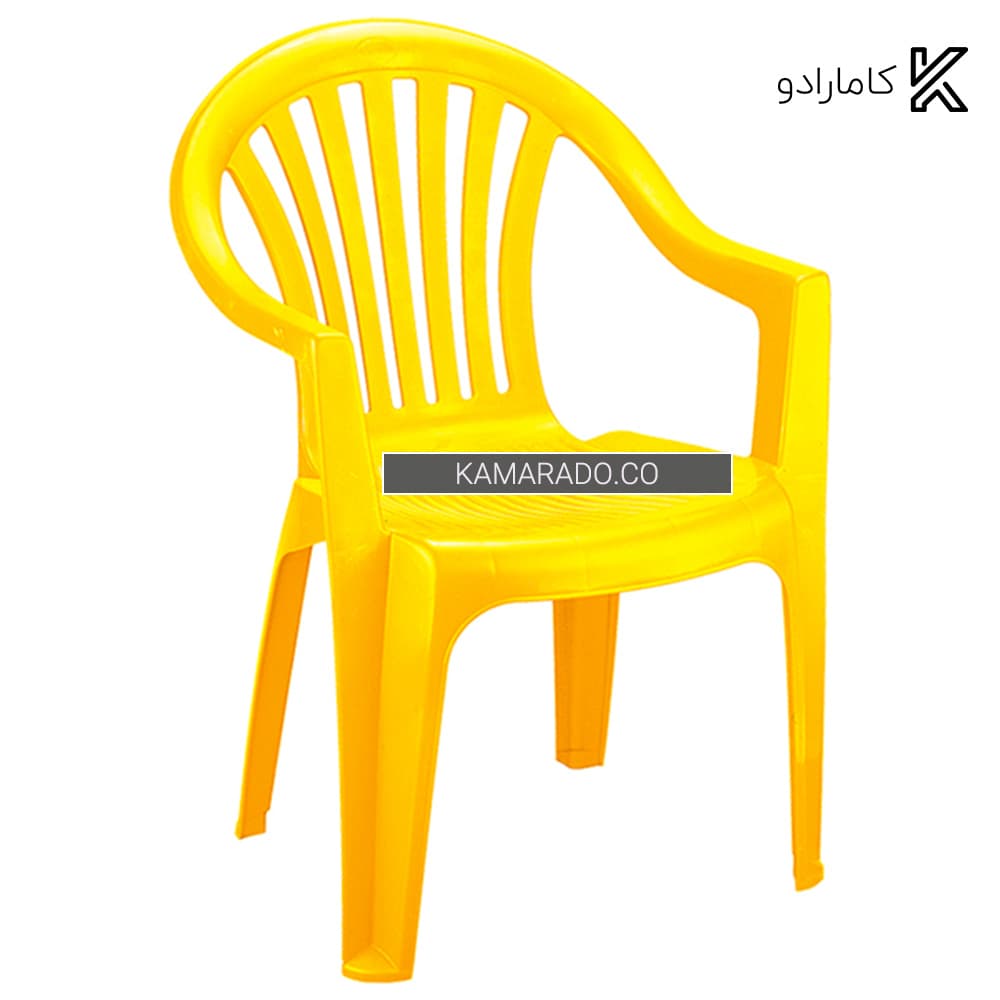 صندلی دسته دار بزرگ صدف ناصر پلاستیک کد 870 — تصویر ۲