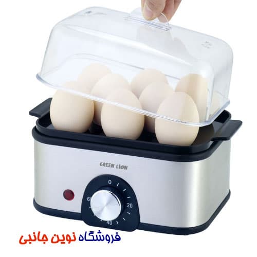تخم مرغ پز و بخار پز سبزیجات سه طبقه گرین لاین مدل 3-Tier Egg Cooker ا Green Lion 3-Tier Egg Cooker Vegetable Steamer (تک/عمده) — تصویر ۵