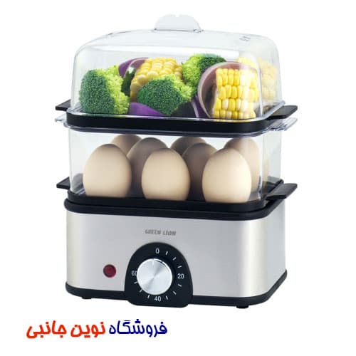 تخم مرغ پز و بخار پز سبزیجات سه طبقه گرین لاین مدل 3-Tier Egg Cooker ا Green Lion 3-Tier Egg Cooker Vegetable Steamer (تک/عمده) — تصویر ۶