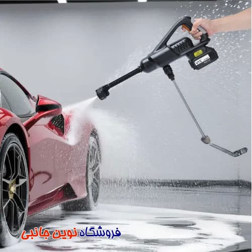 کارواش شارژی پرودو مدل LFST067 ا Porodo PD-LFST067-OG Lifestyle Dual Mode – Tank & Hose High-Pressure Washer (تک/عمده) — تصویر ۴