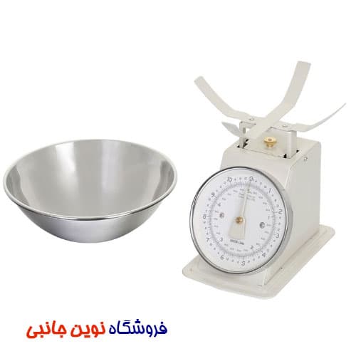 ترازو عقربه ای آشپزخانه گرین لاین مدل GNVNKSCACM ا Green Lion Vintage Kitchen Scale with Stainless Steel Bowl (تک / عمده) — تصویر ۲