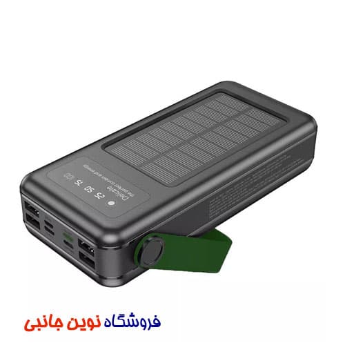 پاوربانک گرین لاین مدل Solar max ظرفیت 30000 میلی آمپر | Green Lion SolarMax GNSLRPB30KBK 30000mAh Powerbank ( تک / عمده ) — تصویر ۴