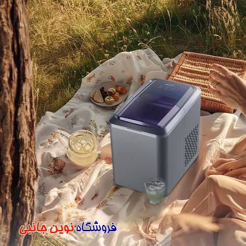 دستگاه یخ ساز فوری قابل حمل پرودو مدل LSICMV2 ا Porodo LSICMV2 Lifestyle Portable Outdoor Ice Cube Machine 2.2L 12kg (تک / عمده ) — تصویر ۴