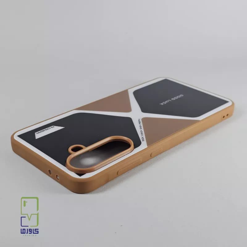 قاب گوش A56 طرح good luck قهوه ای |Samsung a56 — تصویر ۴