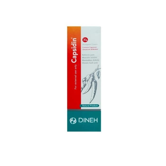 کرم گیاهی موضعی کاپسیدین دینه - 30 گرم — تصویر ۲