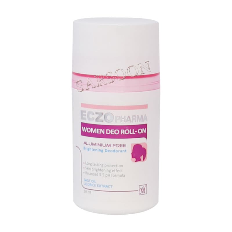 مام رول ضد تعریق فاقد آلومینیوم زنانه اگزوفارما مای فارما 50 میلی لیتر My Eczo Pharma Women Deo Roll On — تصویر ۴