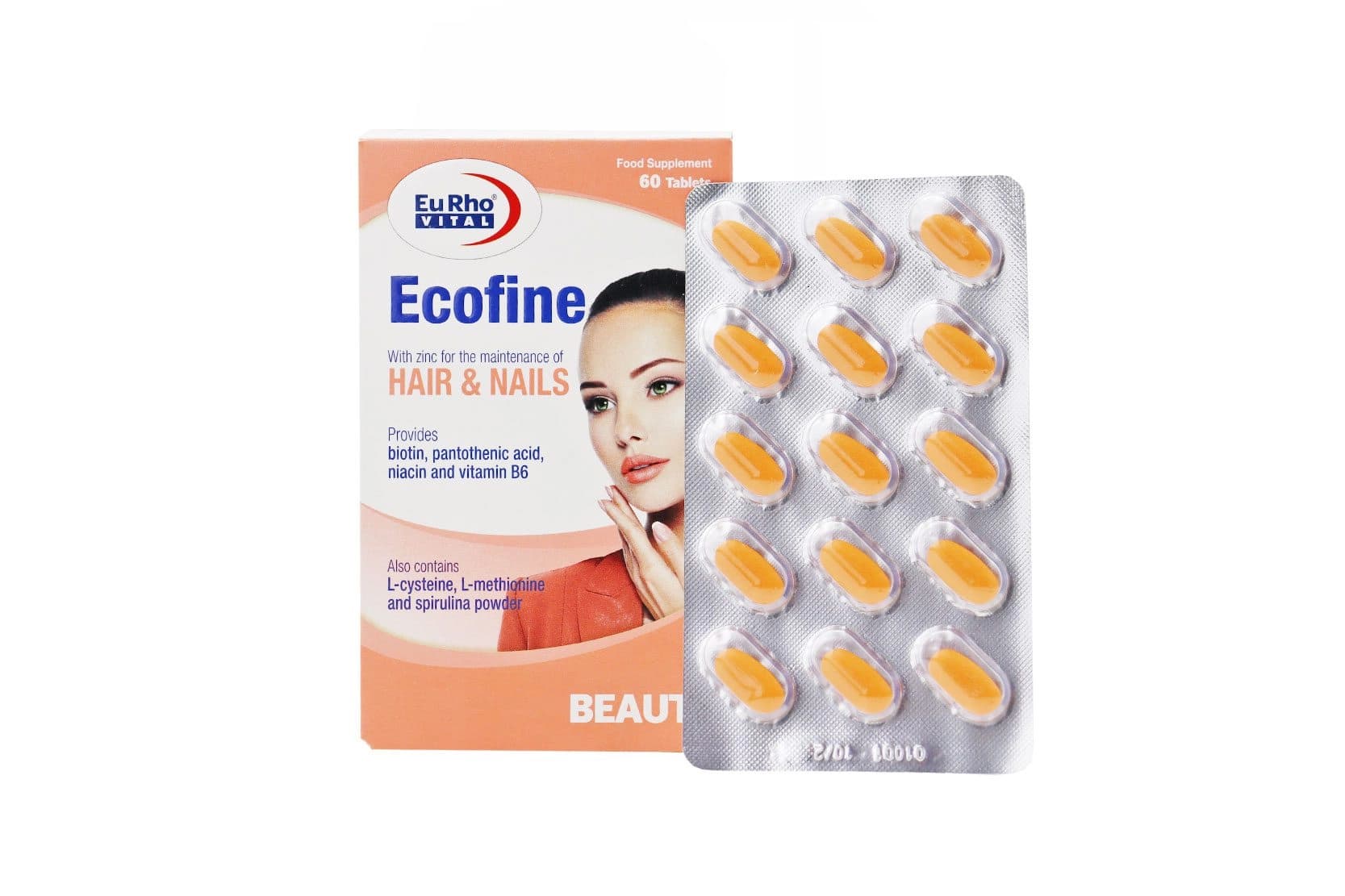 قرص اکوفاین یوروویتال بسته 60 عددی | Eurho Vital Ecofine 60 Tablets