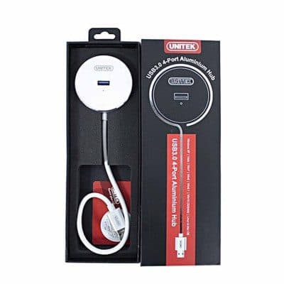 هاب 4 پورت USB 3.0 یونیتک مدل Y-3197WH کد 1891 — تصویر ۳