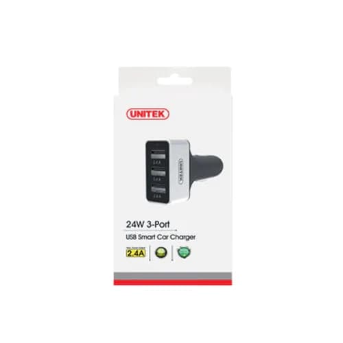 شارژر فندکی 3 پورت یونیتک مدل Y-P539C کد 1894 — تصویر ۴