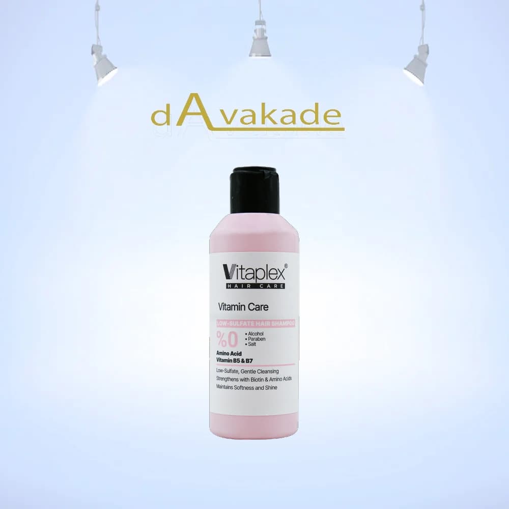 VITAPLEX شامپو ویتامینه مناسب انواع مو کم سولفات