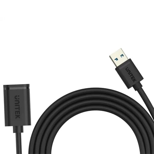 کابل افزایش طول USB3 یونیتک مدل Y-C459GBK طول 2 متر ا Unitek Y-C459GBK Extension cable USB3 length 2 meter کد 1903 — تصویر ۳