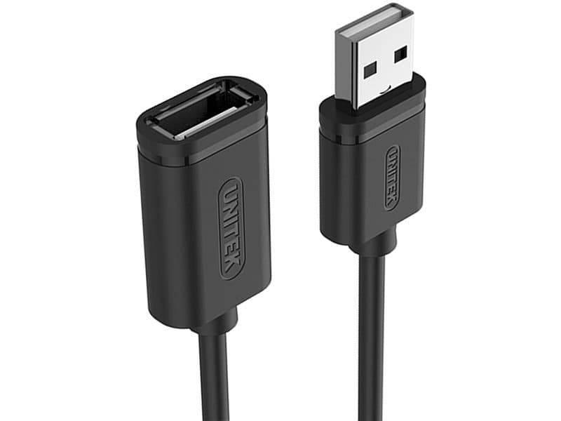 کابل افزایش طول USB 2.0 یونیتک مدل Y-C418GBK به طول 5 متر کد 1906 — تصویر ۲