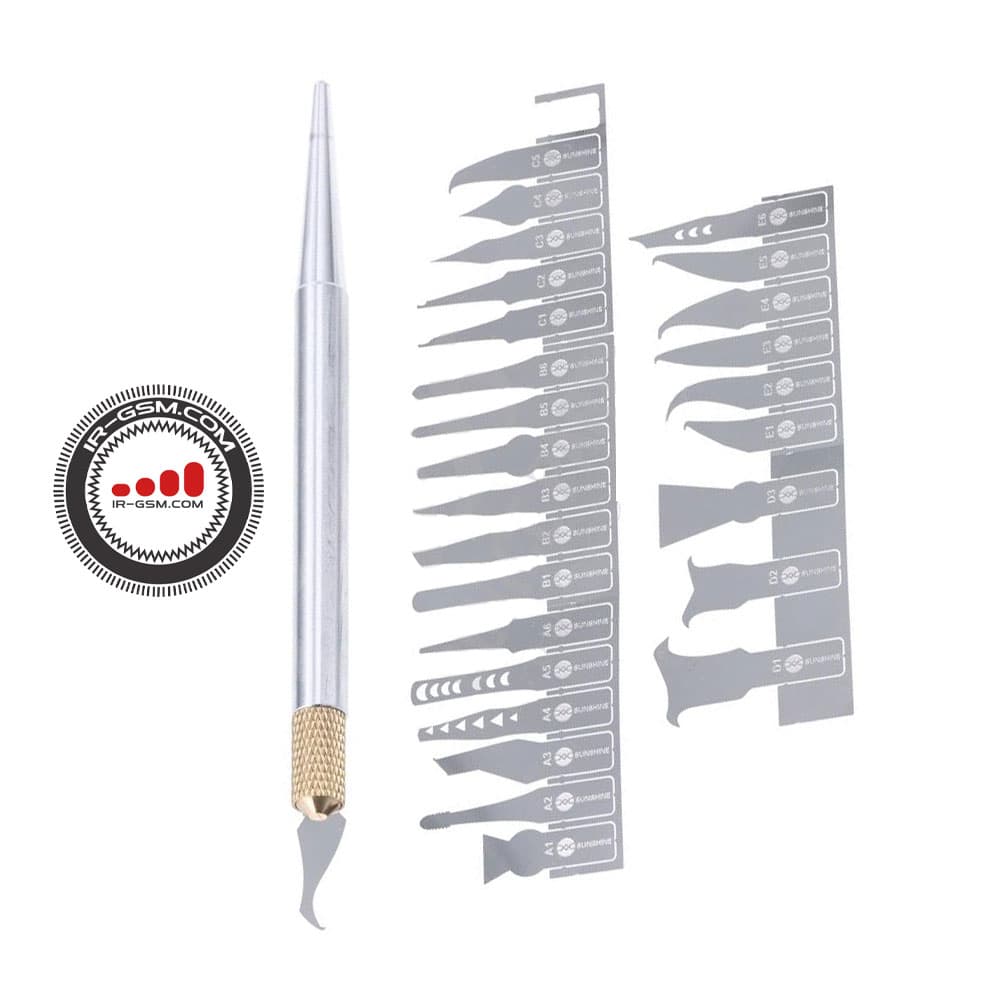 تیغ حرفه ای 27 عددی تعویض IC مدل Sunshine SS-101A