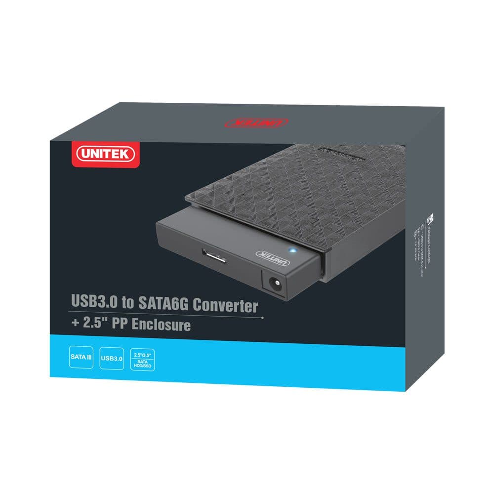 باکس هارد دیسک USB3.0 یونیتک مدل Y-1039B کد 2130