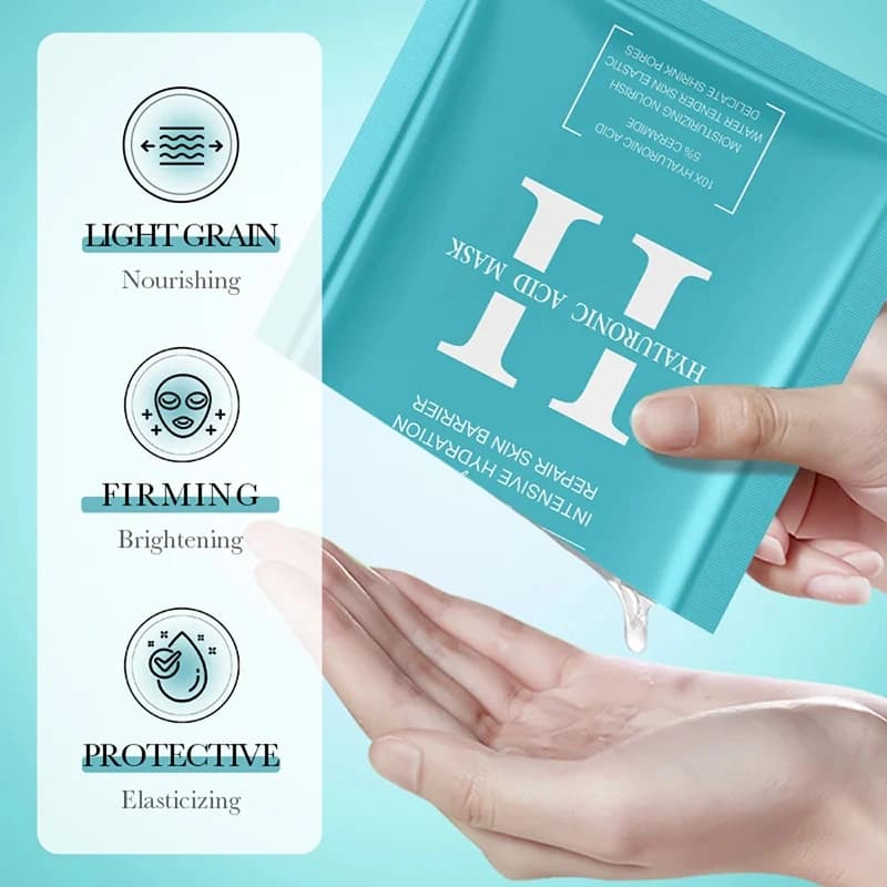 ماسک ورقه ای هیالورونیک اسید بیوآکوا BIOAQUA — تصویر ۶