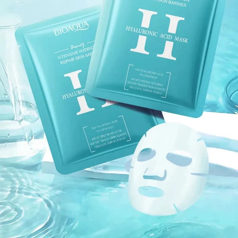ماسک ورقه ای هیالورونیک اسید بیوآکوا BIOAQUA — تصویر ۳