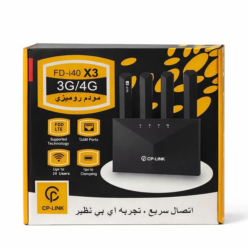مودم روتر سیمکارتی 4G LTE سی پی لینک FD-I40 X3 — تصویر ۵
