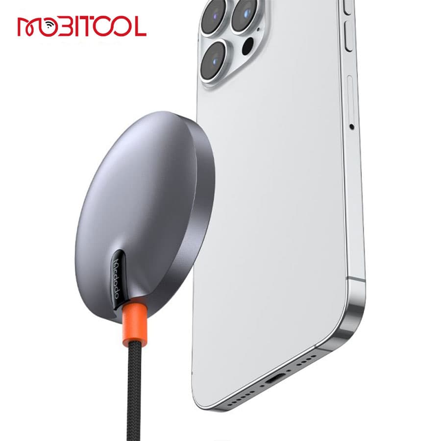 شارژر وایرلس مگ سیف 15 وات مک دودو MCDODO CH-2860 MagQ Qi2 15w Magnetic Wireless Charging — تصویر ۲