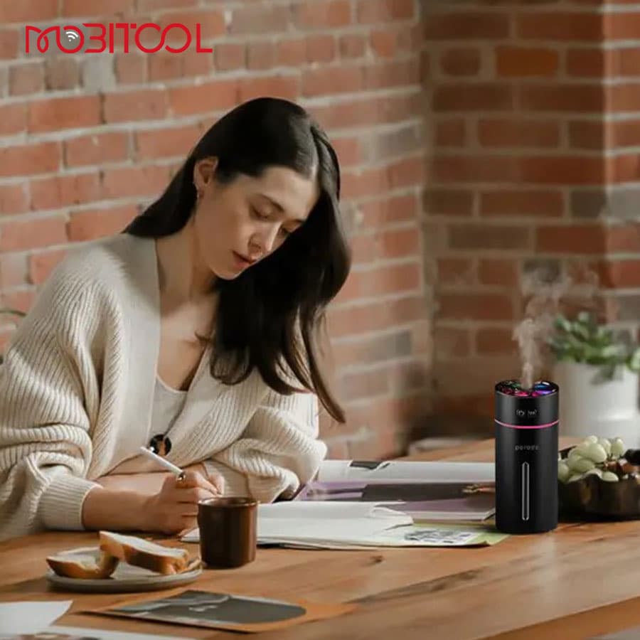 خوشبو کننده و رطوبت ساز پرودو Porodo Portable Air Diffuser PD-LFST031-BK — تصویر ۴