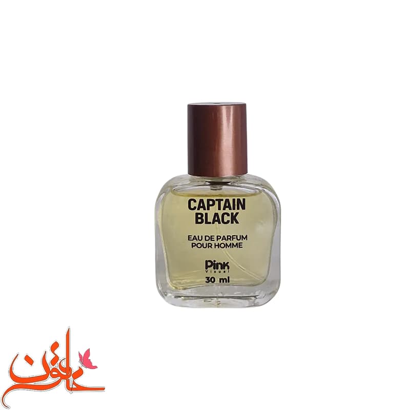 عطر جیبی مردانه پینک ویژوآل مدل Captain Black حجم 30 میلی لیتر