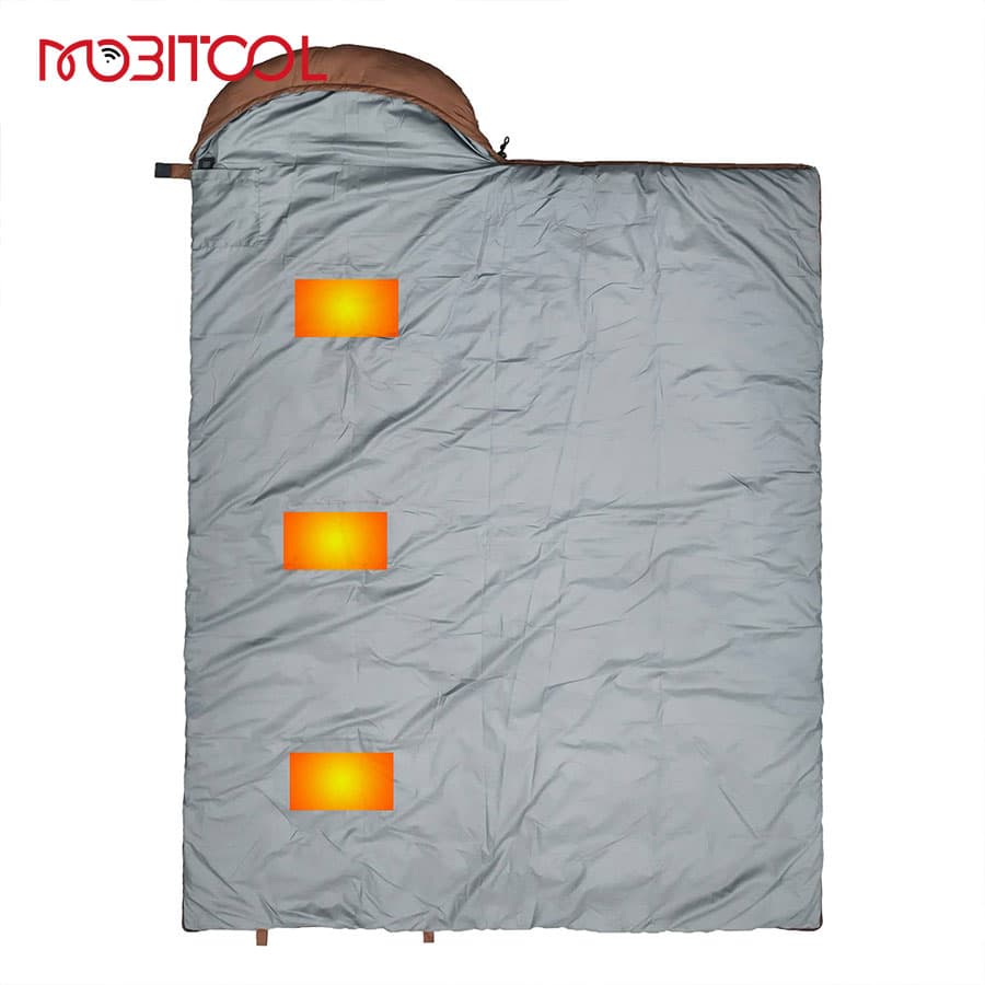 کیسه خواب گرم کن دار پرودو Porodo Power Heating Sleeping Bag PD-LFST024-BR — تصویر ۵
