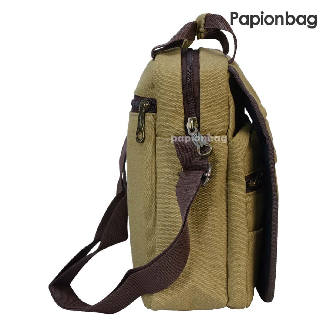 کیف دوشی اسپرت کتان (سایز متوسط) کد874 — تصویر ۴