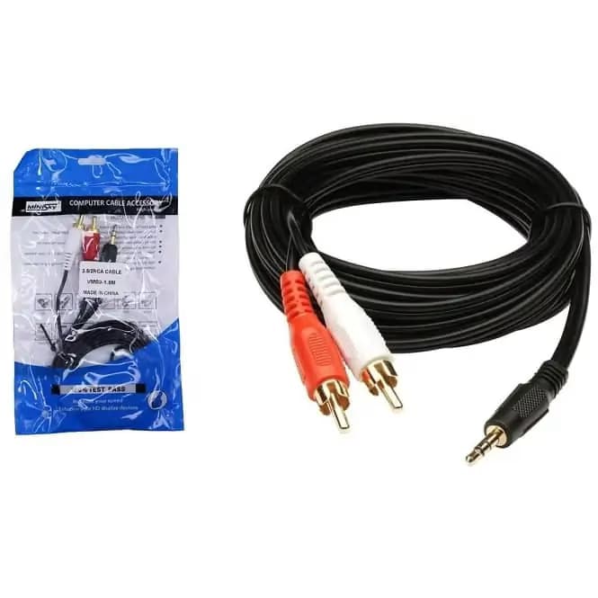 کابل 1 به 2 RCA مینی اسکای به طول 1.5 متر