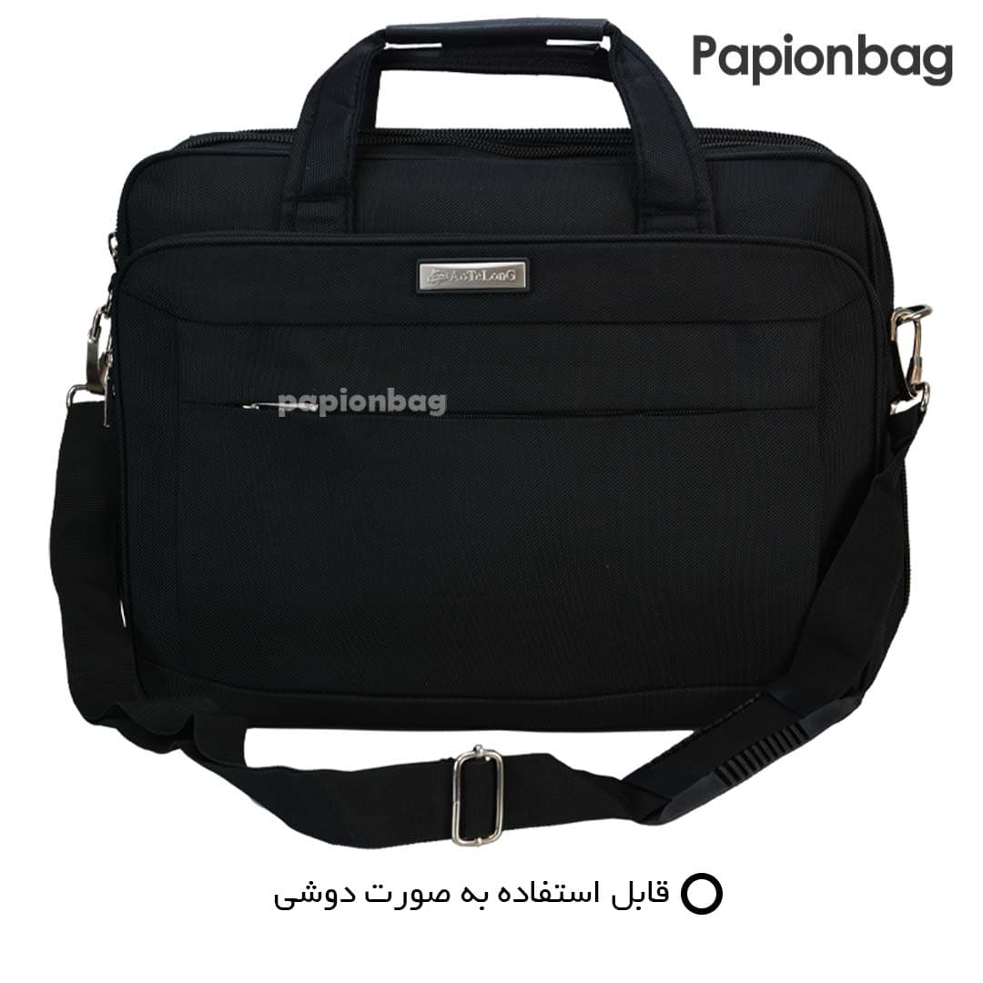 کیف اداری دانشجویی لپ تاپ برزنتی کد830 — تصویر ۸
