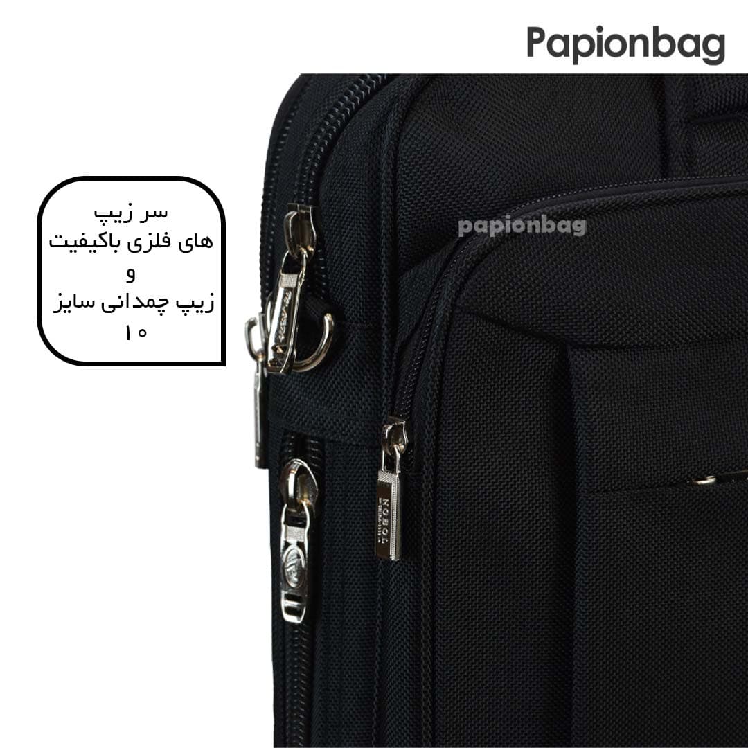 کیف اداری دانشجویی لپ تاپ برزنتی کد830 — تصویر ۷