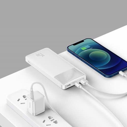پاوربانک 15 وات باسئوس مدل PPBD050002 ظرفیت 10000 میلی آمپر ساعت — تصویر ۷
