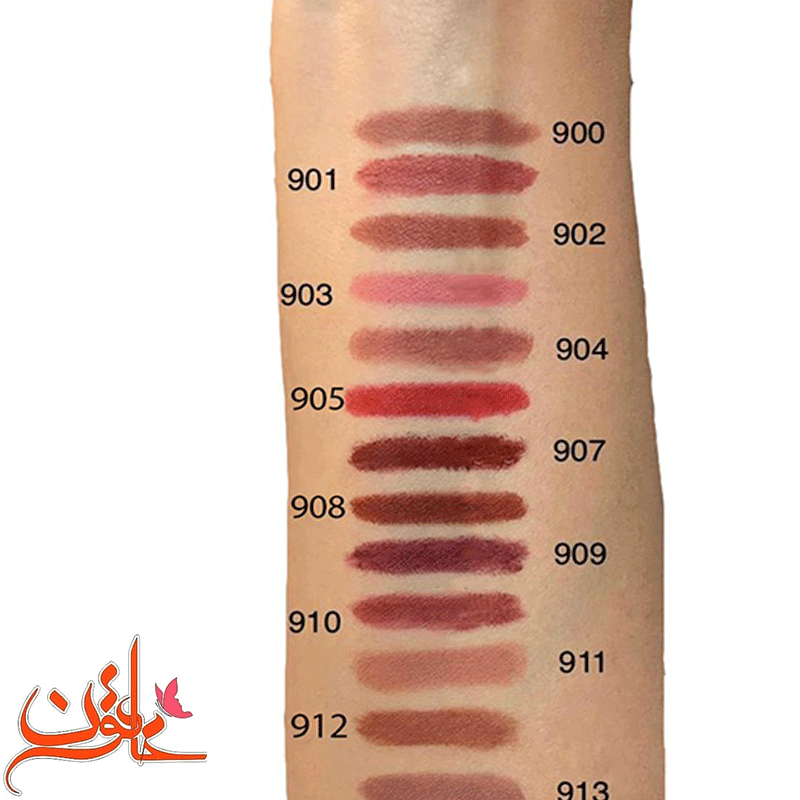 رژ لب مدادی رژینا شماره 904 lipstichk rojina — تصویر ۲