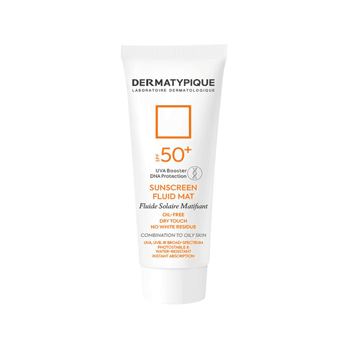 ضد آفتاب بی رنگ فلویید پوست چرب +SPF50 درماتیپیک
