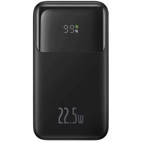 پاوربانک باسئوس Comet PPMD020101 22.5W ظرفیت 20000mAh دارای کابل متصل Type-C و لایتنینگ
