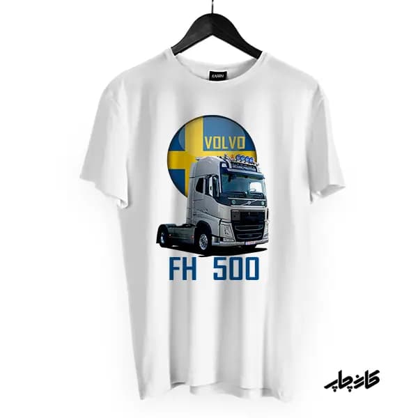 تیشرت ولوو طرح Volvo FH500 — تصویر ۴