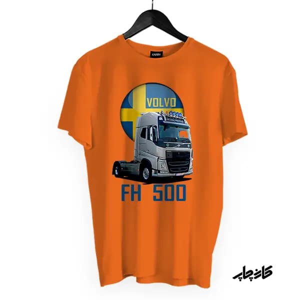 تیشرت ولوو طرح Volvo FH500 — تصویر ۵