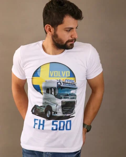 تیشرت ولوو طرح Volvo FH500 — تصویر ۲