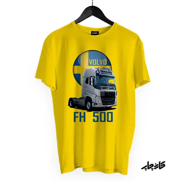تیشرت ولوو طرح Volvo FH500 — تصویر ۳