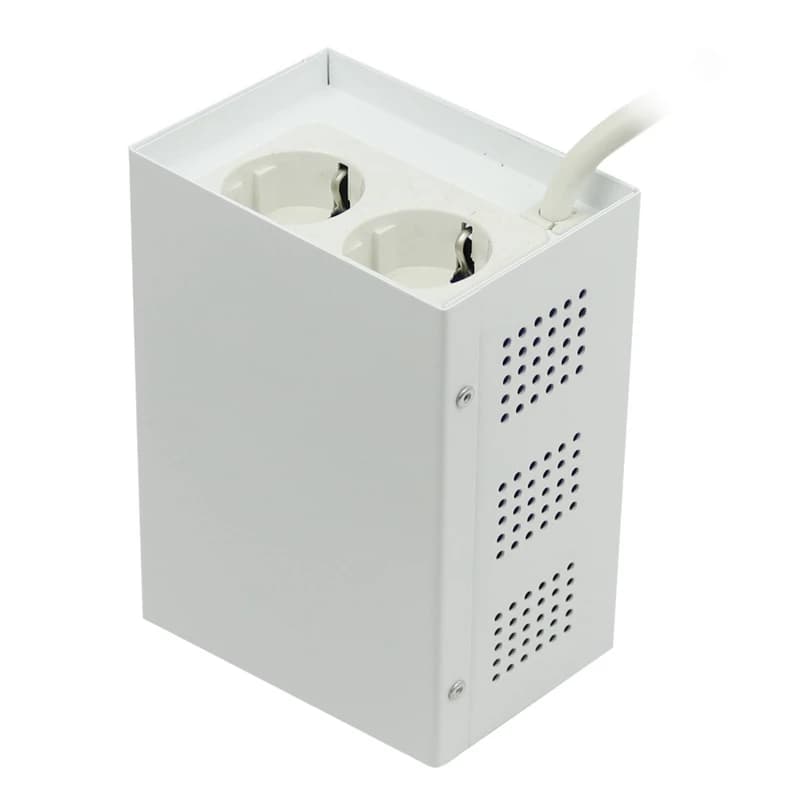 محافظ برق لباسشویی و ظرف شویی 2 خانه ارت دار سارا P520 با کابل 1٫4 متری — تصویر ۳
