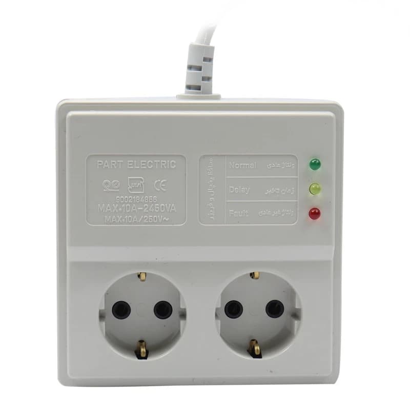 محافظ برق یخچال و فریزر 2 خانه پارت الکتریک PE 904 با کابل 5 متری