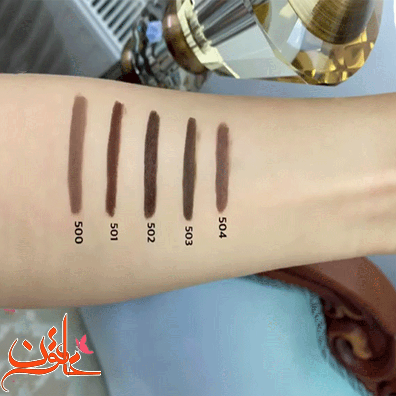 مداد ابرو بادوام چرب لچیک شماره 500 LeChic Eyebrow Pencil — تصویر ۲