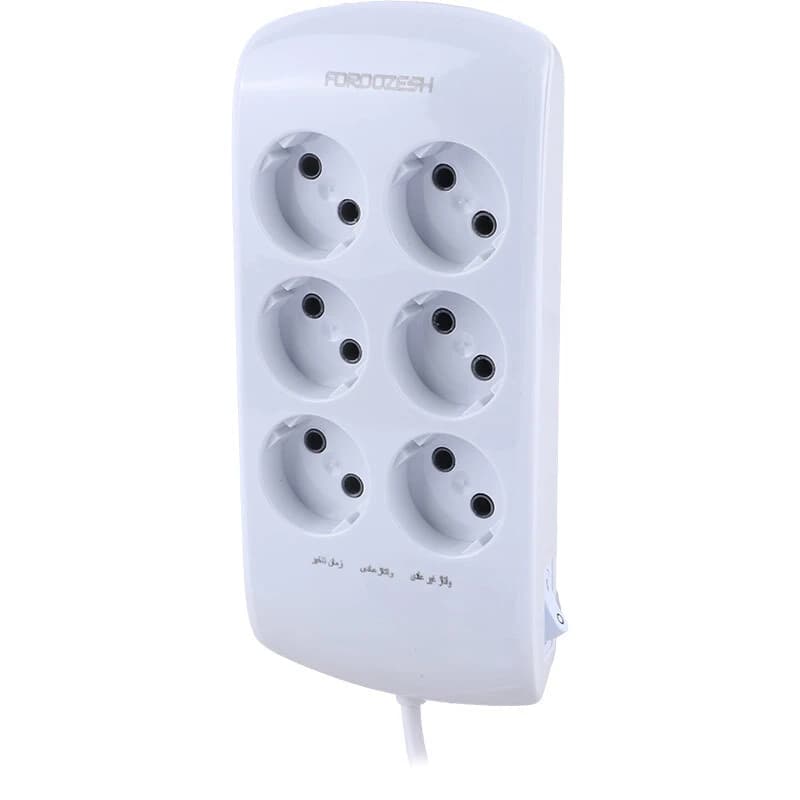 محافظ برق دیجیتال کامپیوتر و صوتی تصویری 6 خانه فروزش Lotus LT600 با کابل 2.8 متری کد 2 — تصویر ۳