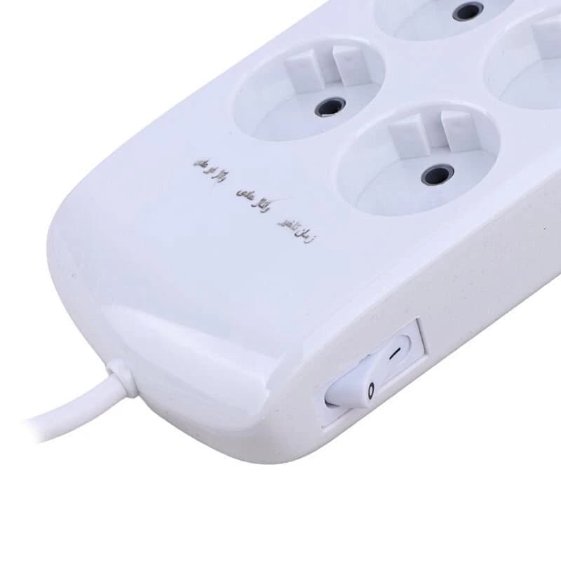 محافظ برق دیجیتال کامپیوتر و صوتی تصویری 6 خانه فروزش Lotus LT600 با کابل 2.8 متری — تصویر ۴