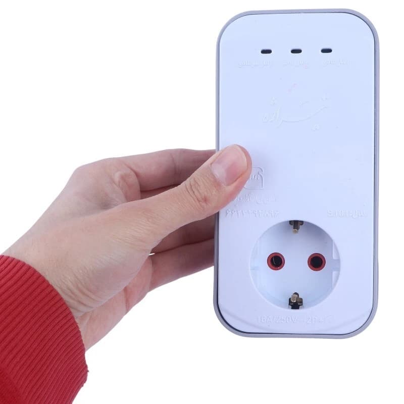 محافظ برق لباسشویی و ظرفشویی ارت دار تیراژه S101 — تصویر ۴