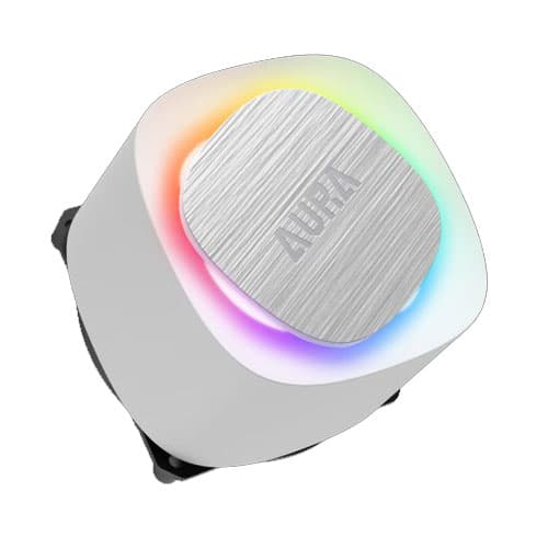 Gamdias AURA GL240 V2 – White RGB Liquid Cooler — تصویر ۴